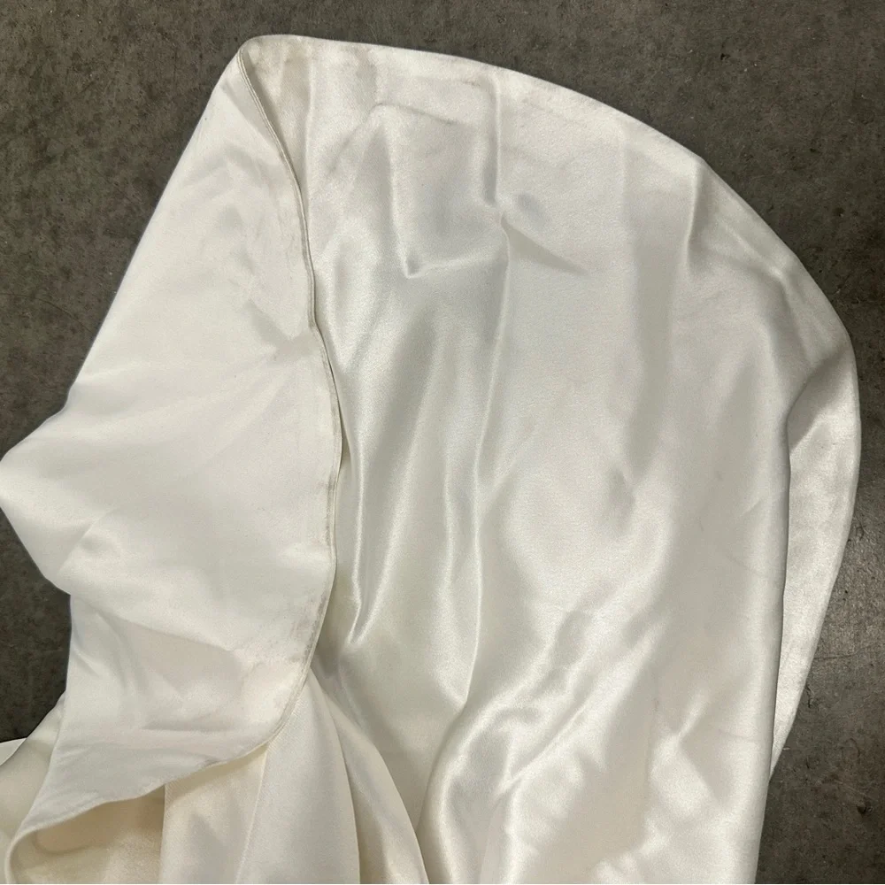 Retrofete Eve Crystal Halter Low Back Maxi Gown White - Picture 8 of 9